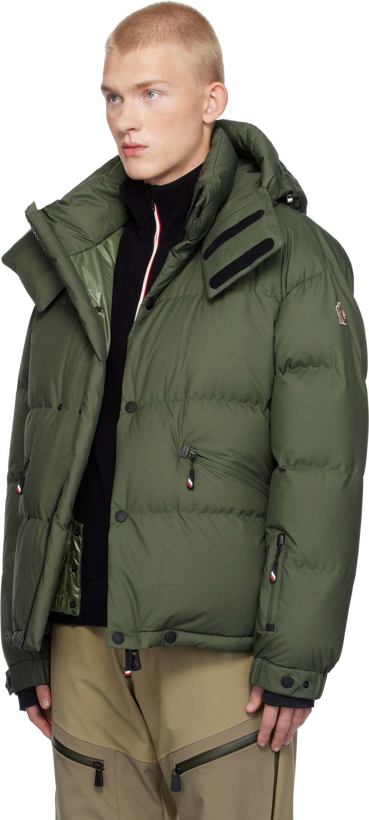 Moncler Grenoble Green Coraia Down Jacket Moncler Grenoble