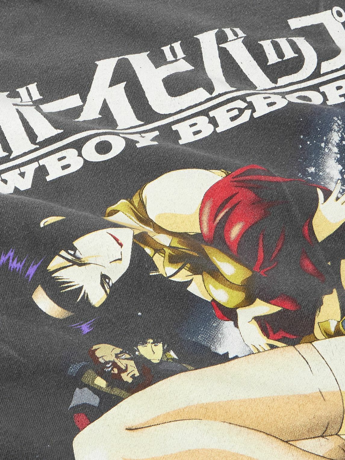 SAINT MXXXXXX - Cowboy Bebop Printed Cotton-Jersey T-Shirt - Black
