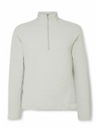 Lululemon - Slim-Fit Recycled Waffle-Knit Half-Zip Sweatshirt - Gray