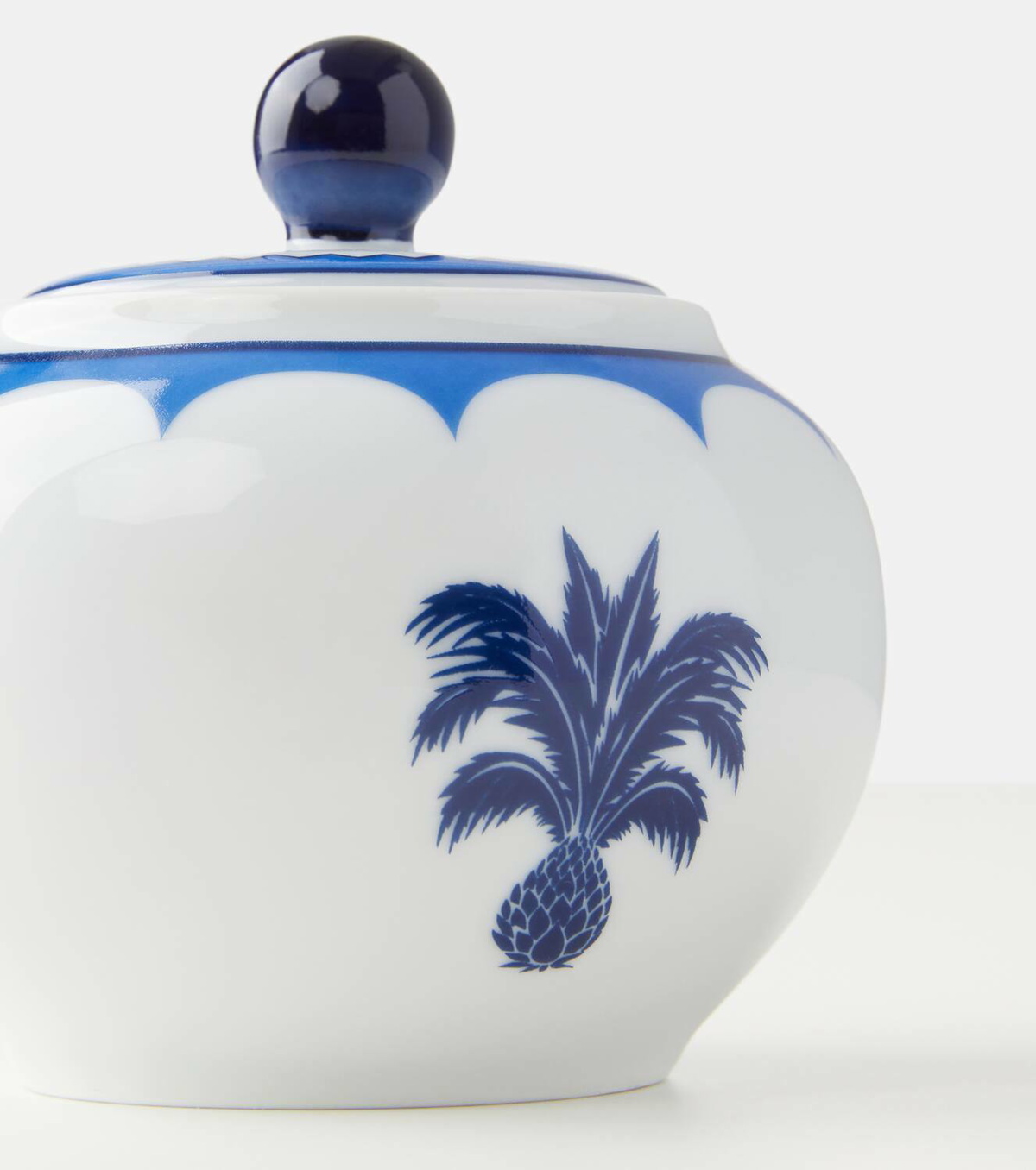 Aquazzura Casa Jaipur porcelain sugar bowl