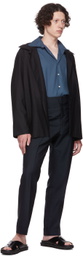 Factor's Navy Wool Trousers
