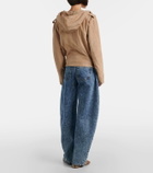 Alaïa Suede biker jacket