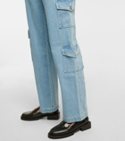 Staud - Easton high-rise wide-leg jeans