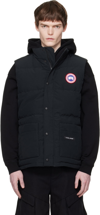 Photo: Canada Goose Black Freestyle Crew Down Vest