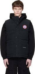 Canada Goose Black Freestyle Crew Down Vest
