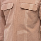 BYBORRE Men's Knitted Overshirt in Brown