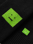 Acne Studios - Logo-Jacquard Wool Sweater - Black