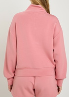 Varley Davidson Half-zip Stretch-jersey Sweatshirt Light Pink