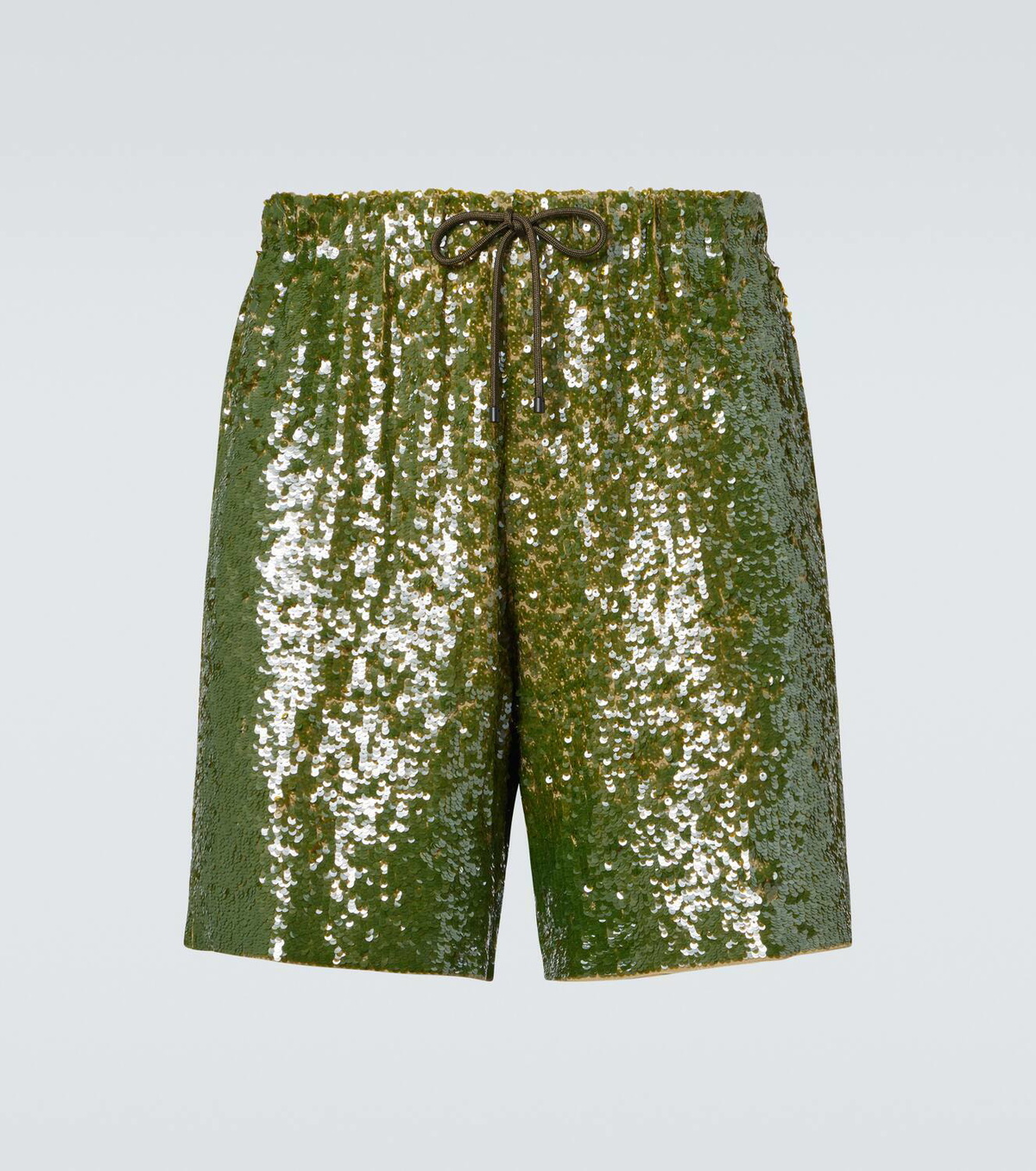 Dries Van Noten Sequined Bermuda shorts