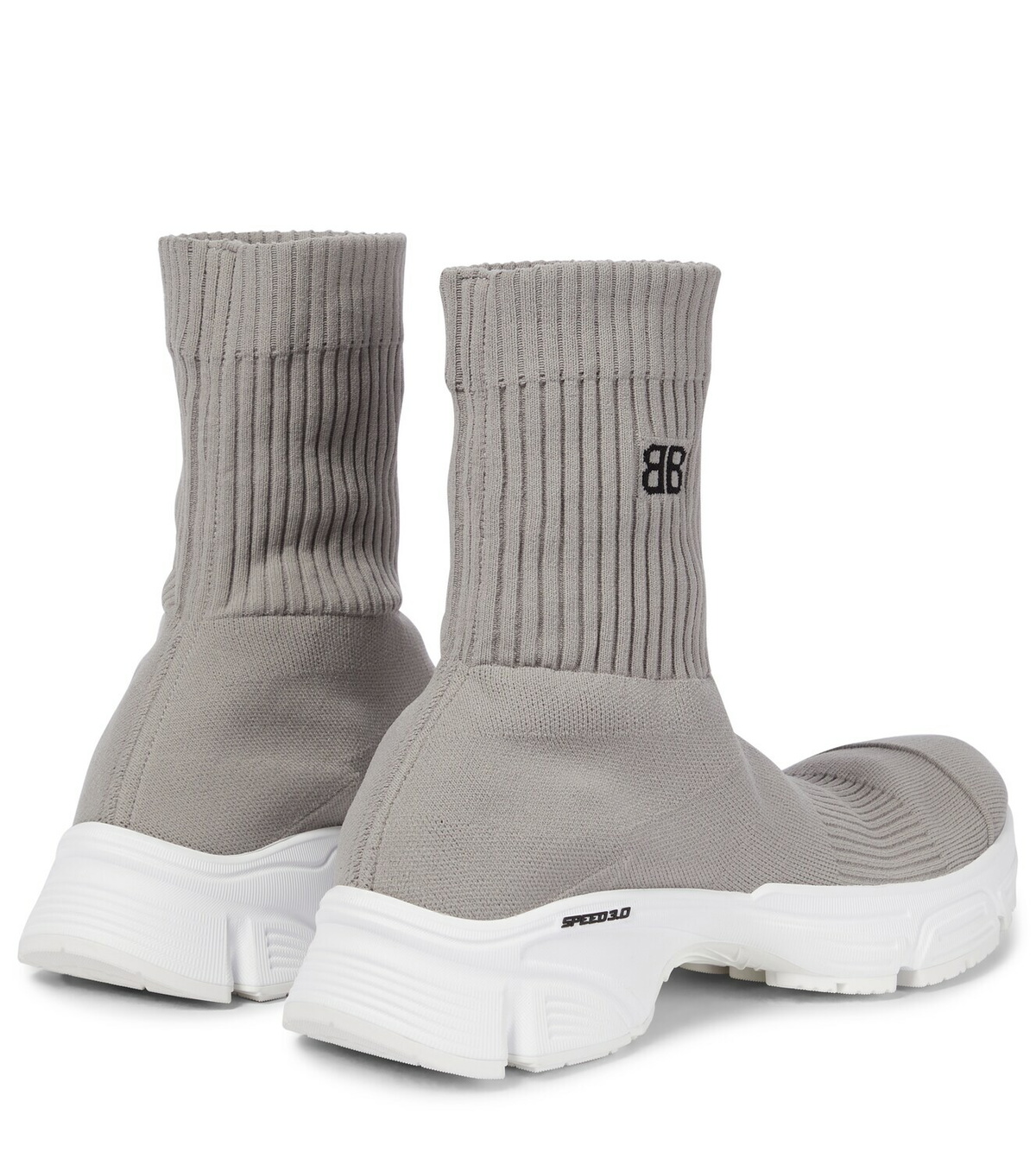 靴 BALENCIAGA SPEED3.0 size41 BALENCIAGA Speed 3.0 Beige Stretch-knit Women's Sneaker