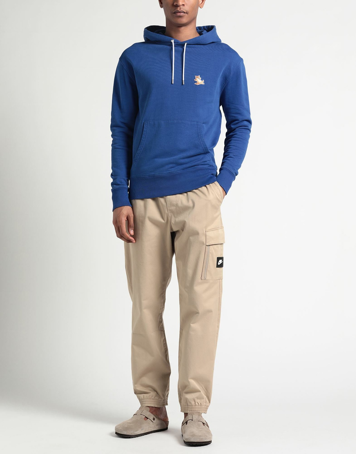Maison Kitsuné Mens Sweatshirt in Blue