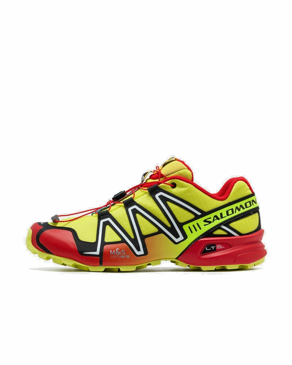 Photo: Salomon Speedcross 3 Red/Yellow - Mens - Lowtop