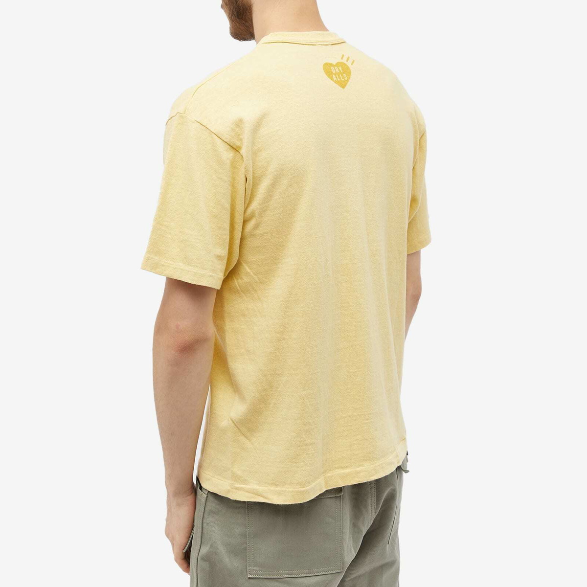 Human Made Men's Ningen-sei Capsule Plant Dyed Logo T-Shirt in