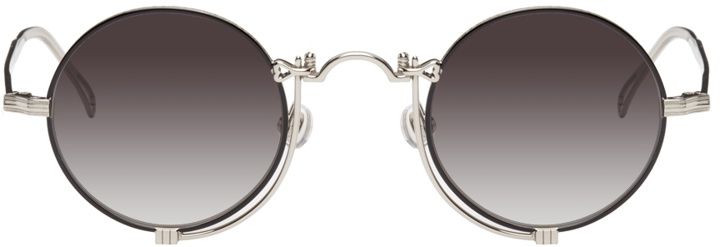 Photo: Matsuda Silver & Black 10601H Sunglasses