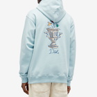 Drôle de Monsieur Men's Vase Popover Hoodie in Light Blue