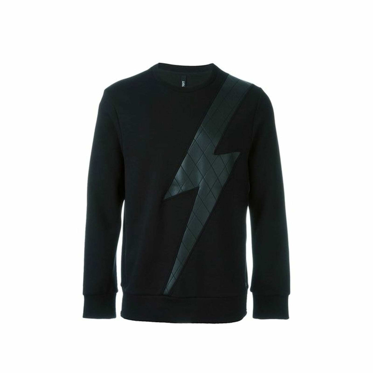 【NEIL BARRETT】LIGHTNING BOLT SWEATSHIRT NEIL BARRETT | Lightning Bolt Sweatshirt | Crew Sweaters