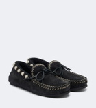 Isabel Marant Fitza shearling-lined suede loafers