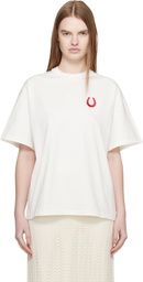 Jil Sander White Cotton Crew-Neck T-Shirt