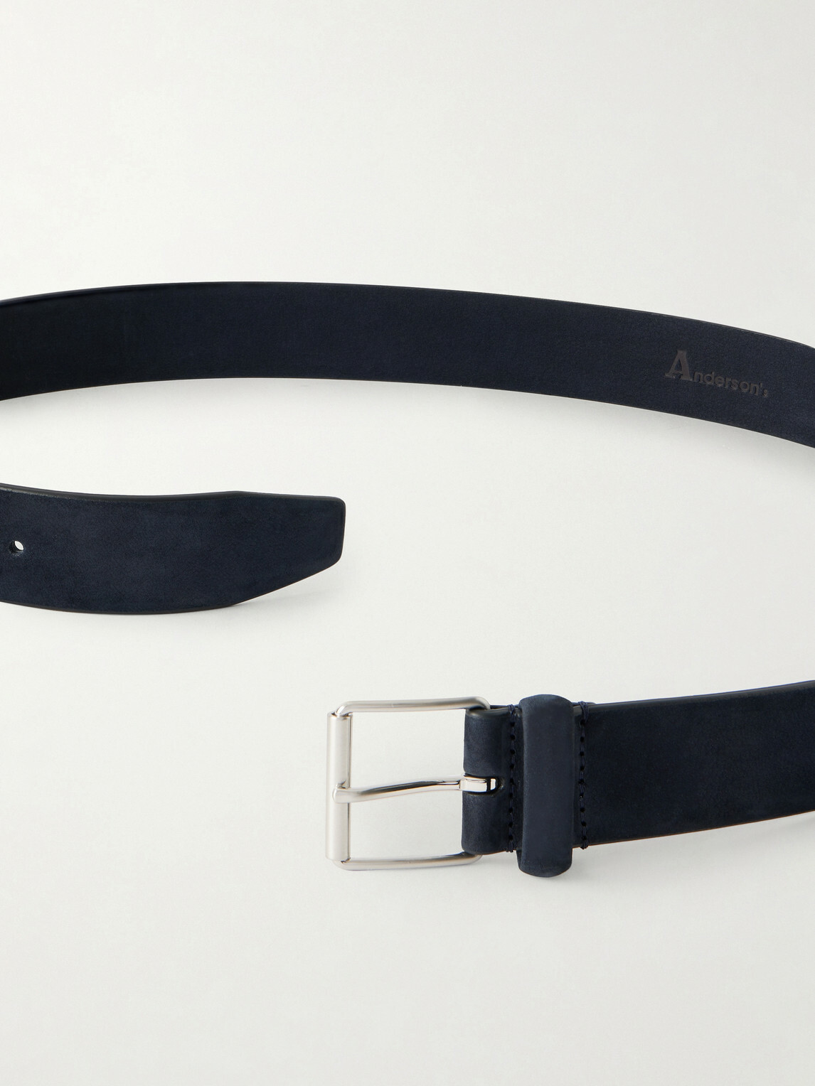 Anderson's - 3cm Suede Belt - Blue