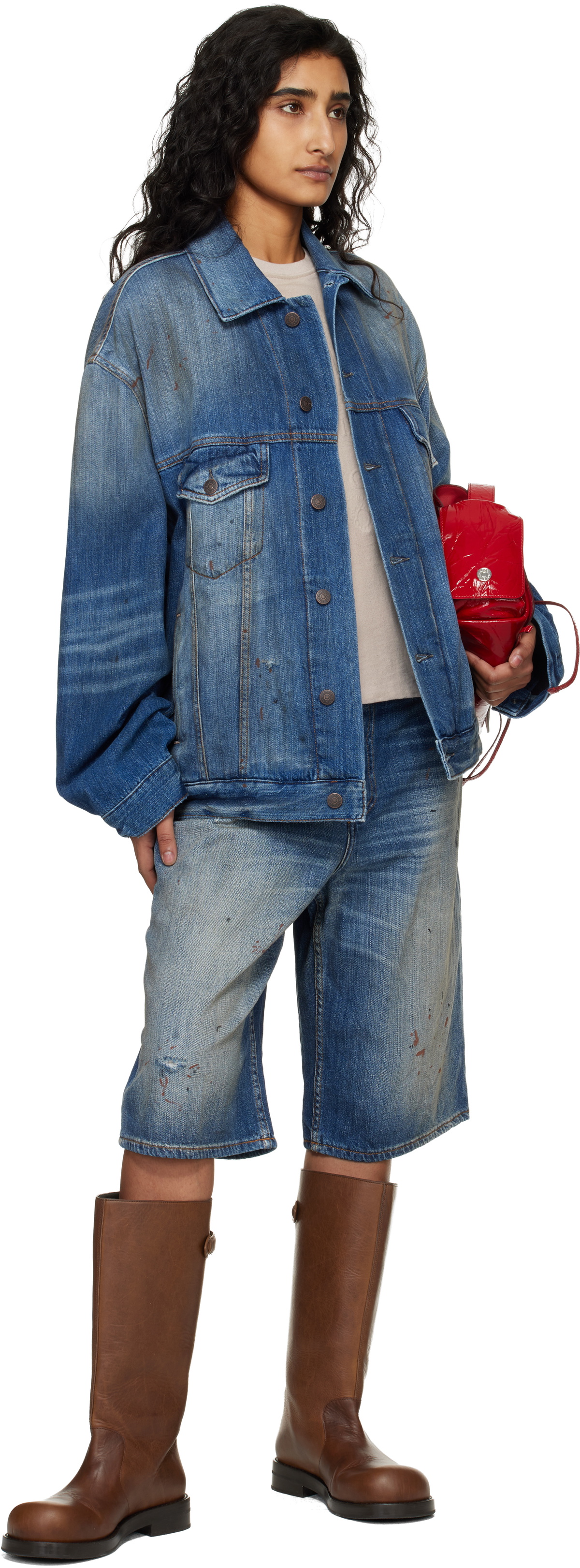 Acne Studios Blue Robert Trafalgar Denim Jacket