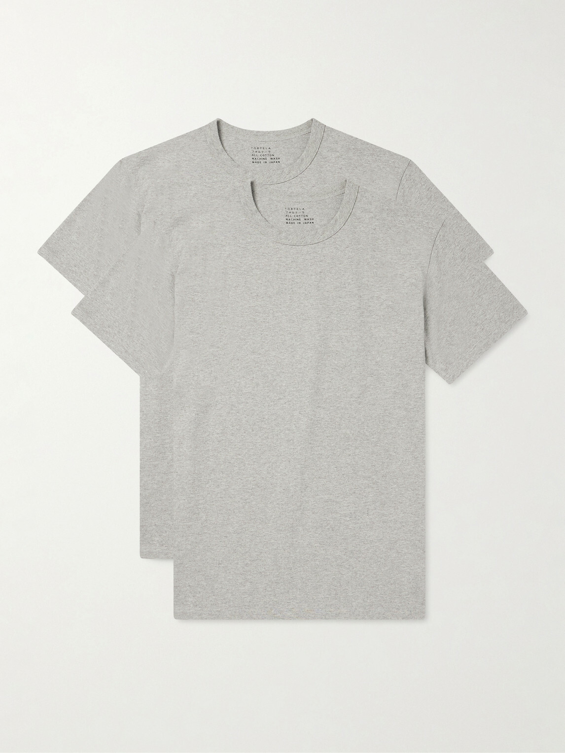 Fortela - Set of Two Cotton-Jersey T-Shirt - Gray