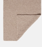 The Row Luthgard cashmere, alpaca wool, and silk scarf