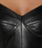 Isabel Marant - Xanti leather bustier top