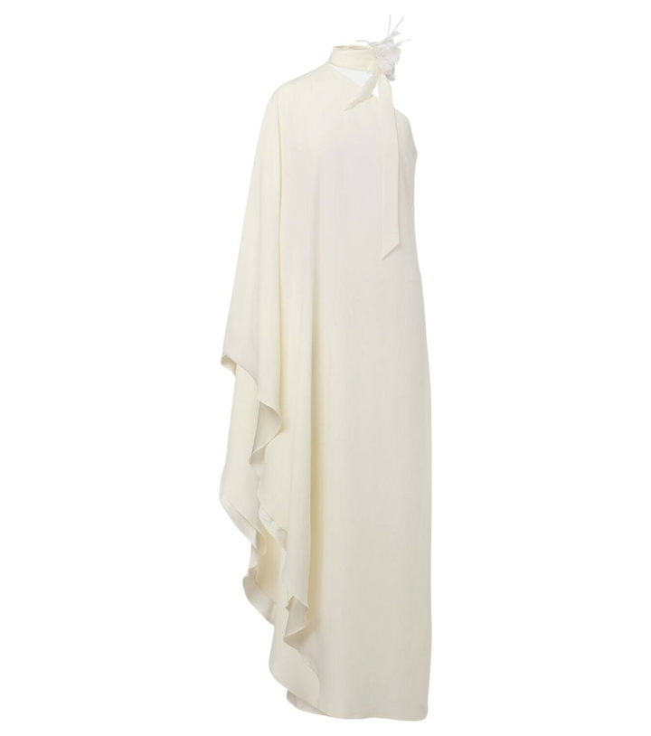 Photo: Taller Marmo Bolkan Garden feather-trimmed maxi dress