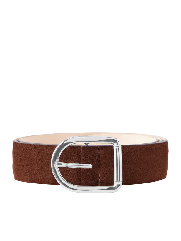 Photo: Déhanche - 3cm Mija Suede Belt - Brown