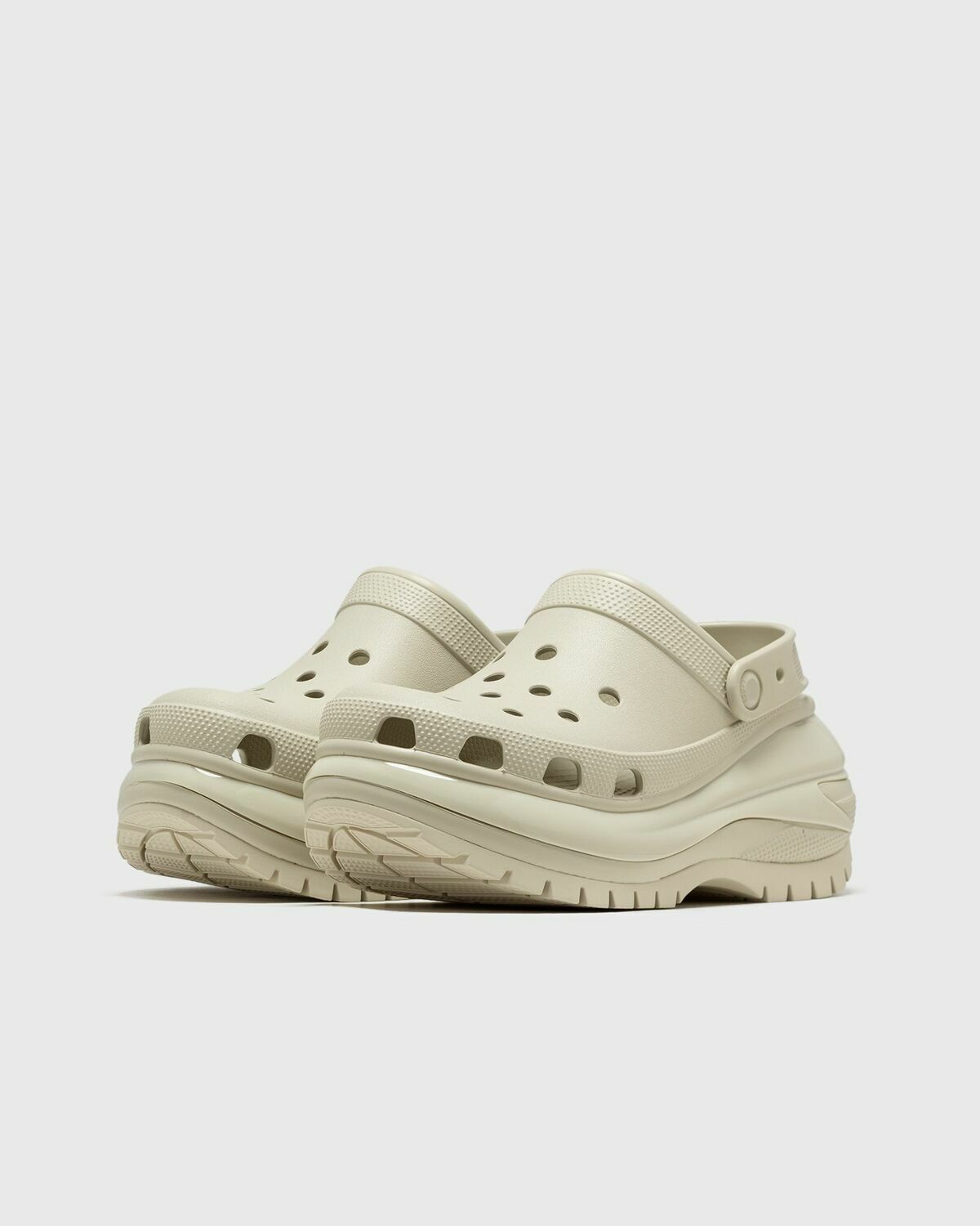 Crocs Classic Mega Crush Clog Beige Sandals & Slides Crocs
