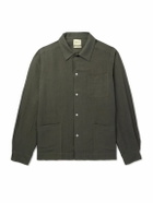 De Bonne Facture - Linen Shirt Jacket - Green