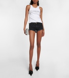 Blumarine - Low-rise denim shorts