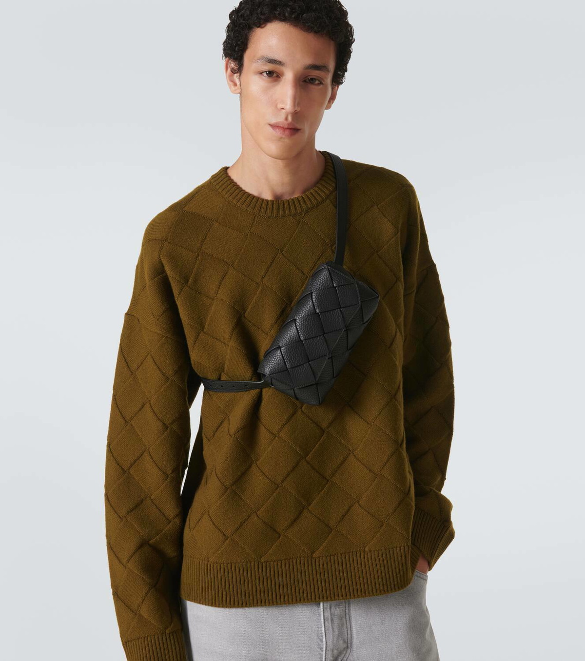 Bottega Veneta Diago Intreccio leather belt bag Bottega Veneta