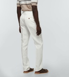 Brunello Cucinelli - Linen tailored trousers