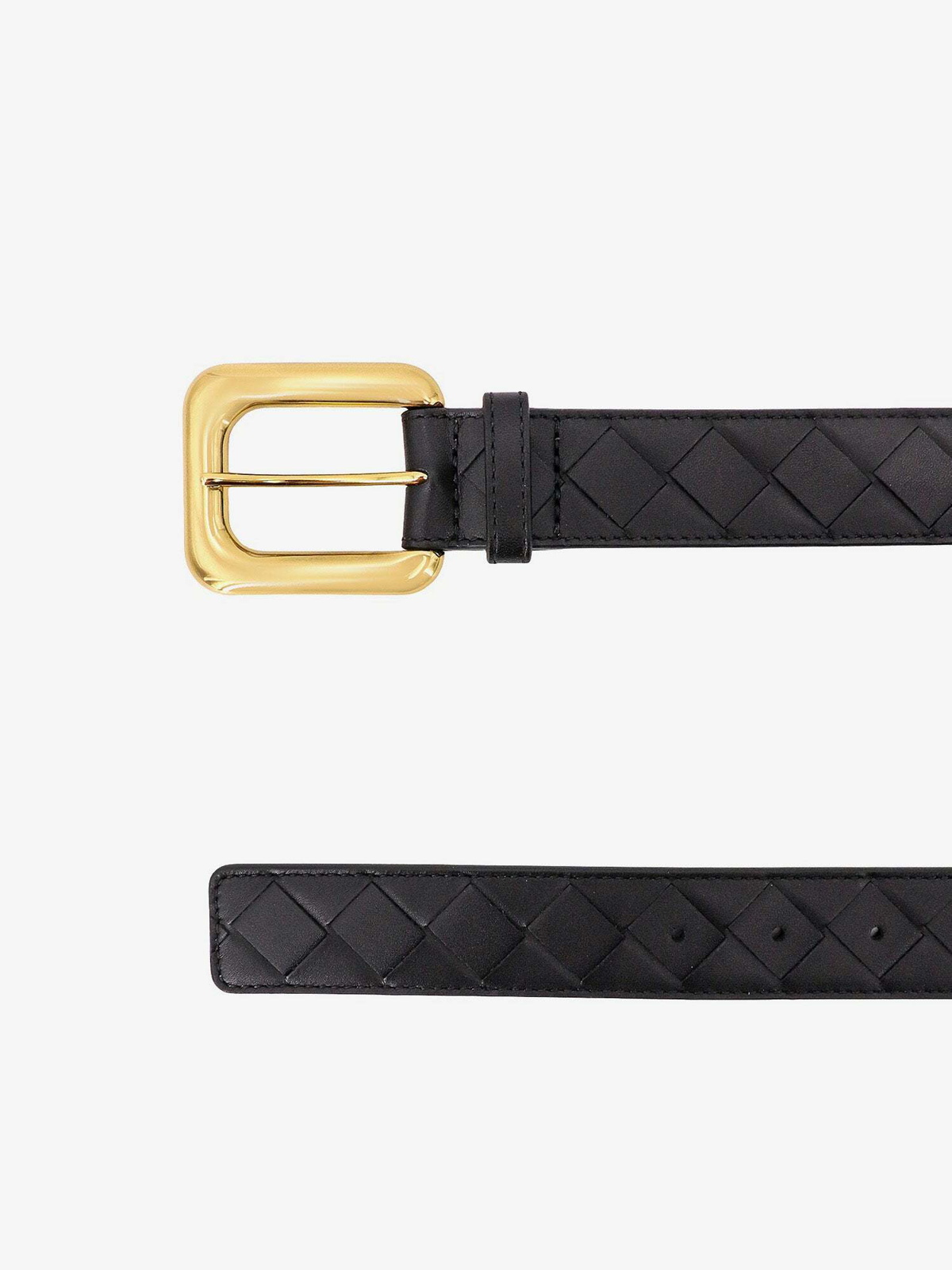 Bottega Veneta Women's Intrecciato 15 Leather Belt