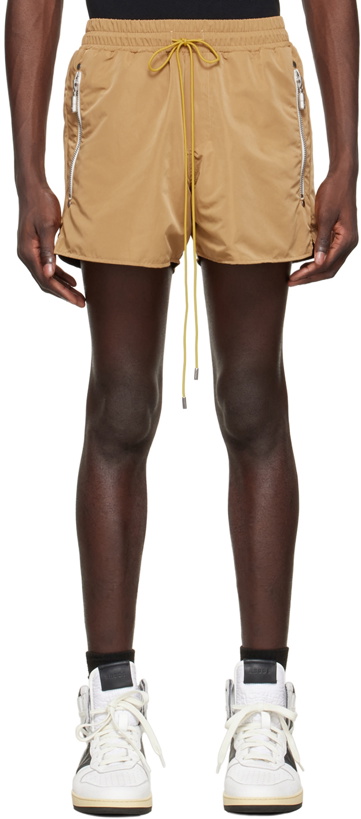 Photo: Rhude Beige Polyester Shorts