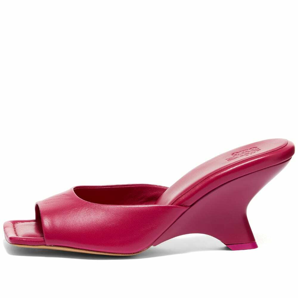 GIA BORGHINI Womens Pink Strappy Padded Gia Pointed Toe Buckle Leather Dress Heeled