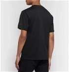 New Balance - Engineered Garments Logo-Print Mélange Cotton-Jersey T-Shirt - Black