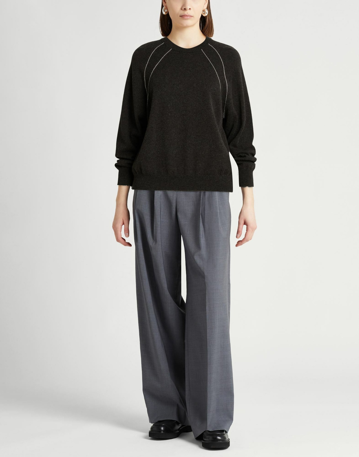 Peserico Womens Sweater Charcoal