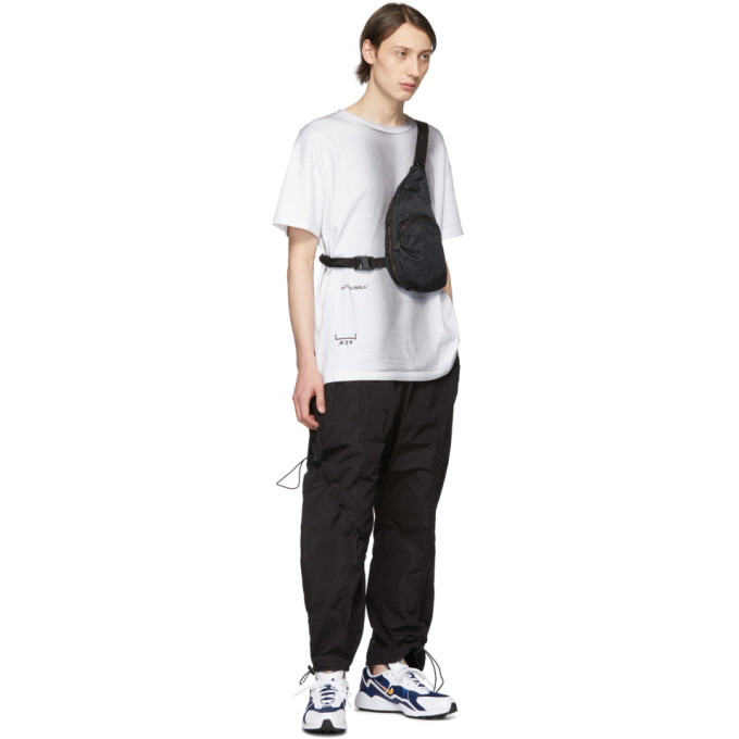 A-Cold-Wall* Black Diagonal Tie Lounge Pants