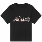 3.Paradis Women's Cropped T-Shirt in Black
