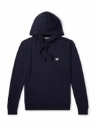Dolce&Gabbana - Logo-Appliquéd Wool Hoodie - Blue