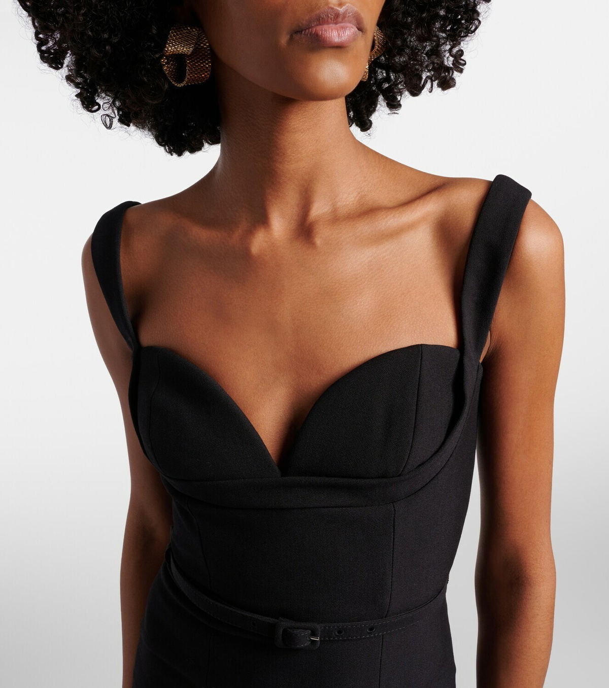 Roland Mouret Belted corset dress