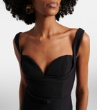 Roland Mouret Belted corset dress
