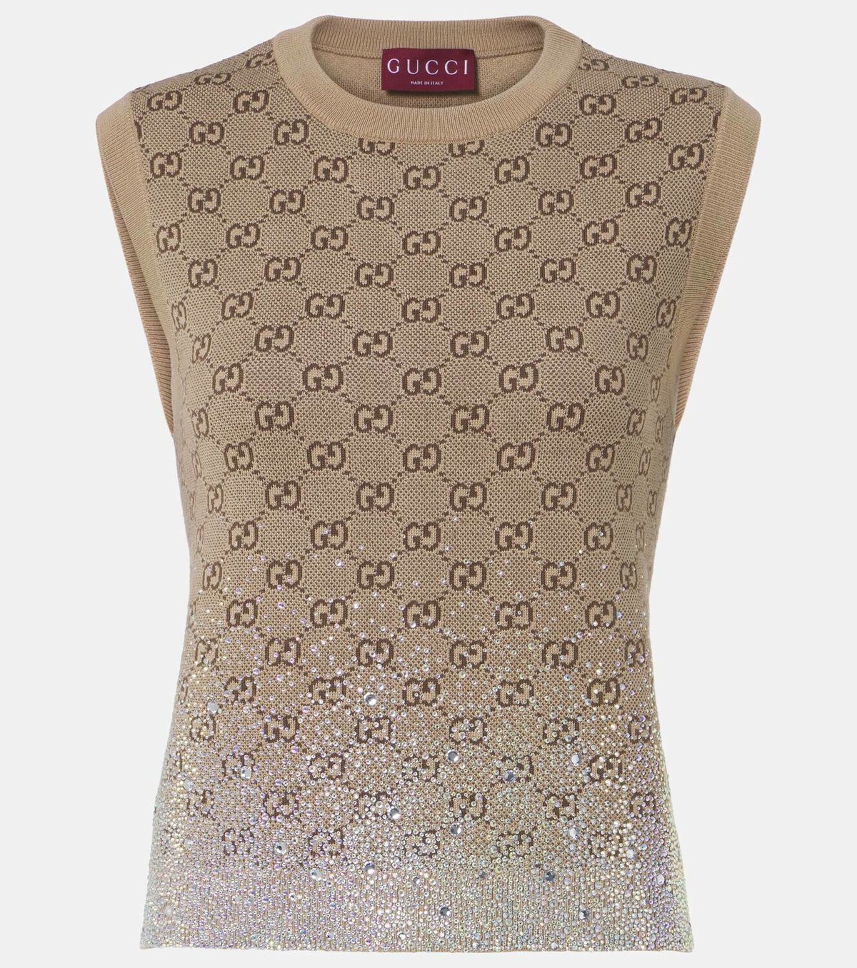 【送料&関税込】Gucci Ivory Silk Sweater Gucci Ivory Silk Sweater | italist