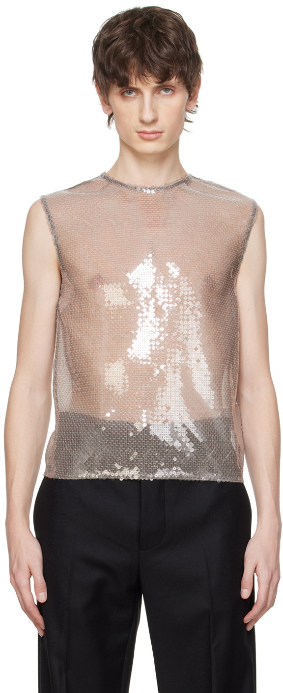 16Arlington SSENSE Exclusive Taupe Ikon Tank Top