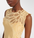 Ulla Johnson Idra lace-trimmed silk midi dress