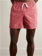 Bather - Straight-Leg Mid-Length Recycled Swim Shorts - Orange