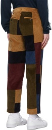 Noah Multicolor Baracuta Edition Patchwork Corduroy Trousers