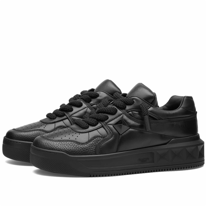 Photo: Valentino Men's One Stud XL Sneakers in Black